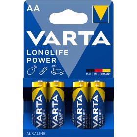VARTA Batteri AA Longlife Power 4 st