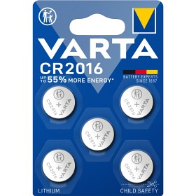 VARTA LITHIUM Coin CR2016, 5-pack-image