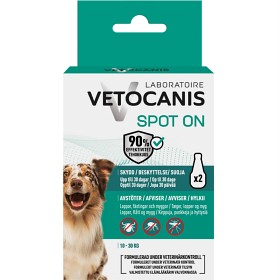 Vetocanis Anti-parasitt Spot on Hund M 2 x 3 ml-image