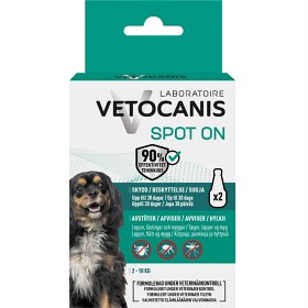 Vetocanis Anti-parasitt Spot on Hund S 2 x 2 ml-image