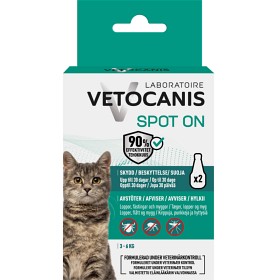 Vetocanis Anti-parasitt Spot on Katt 2 x 1,2 ml-image