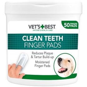 Vets Best Clean Teeth Finger Pads 50 stk