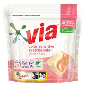 Via Color Sensitive Vaskekapsler 14 stk