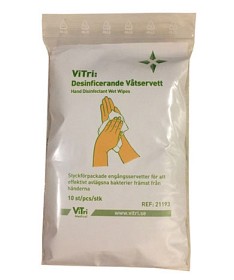 ViTri Desinfiserende våtserviett 10 st