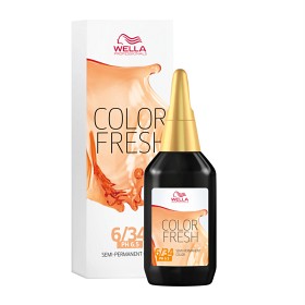 Wella Professionals Color Fresh 6/34 Dark Gold Red Blonde 75 ml