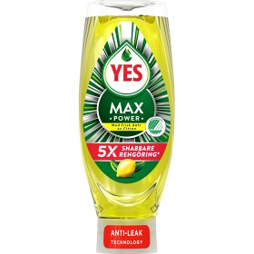 YES MaxPower oppvaskmiddel Lemon 660 ml