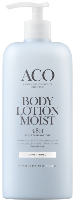 ACO Body Lotion Moist uparfymert 400 ml