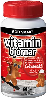 Active Care Vitaminbjørner Cola 60 stk