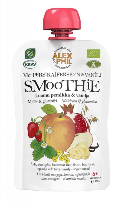 Alex&Phil Smoothie med Fersken & Vanilje