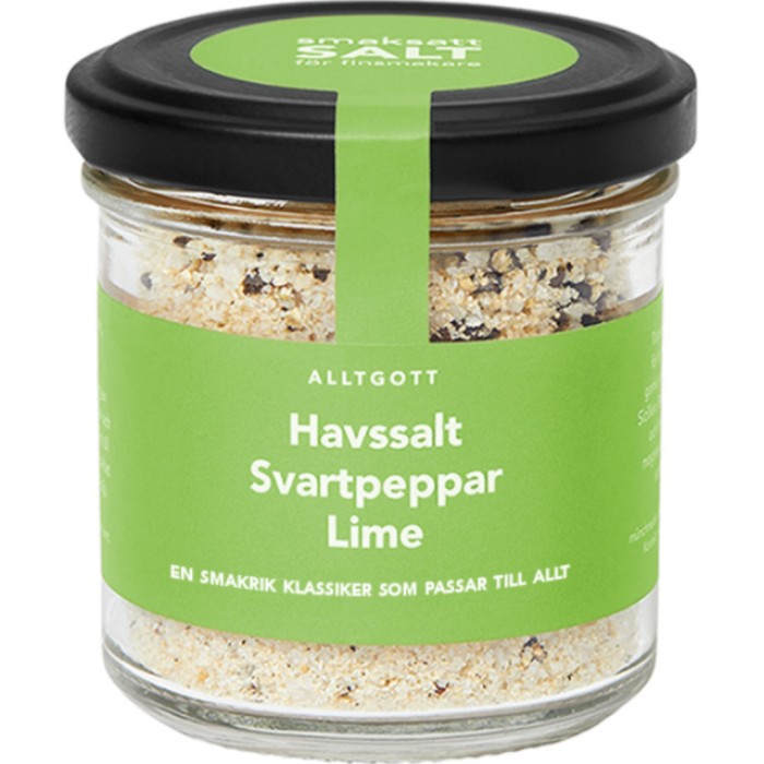 AlltGott Havssalt Svartpeppar Lime 100 g