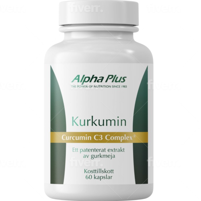 Alpha Plus Kurkumin 60 kapsler