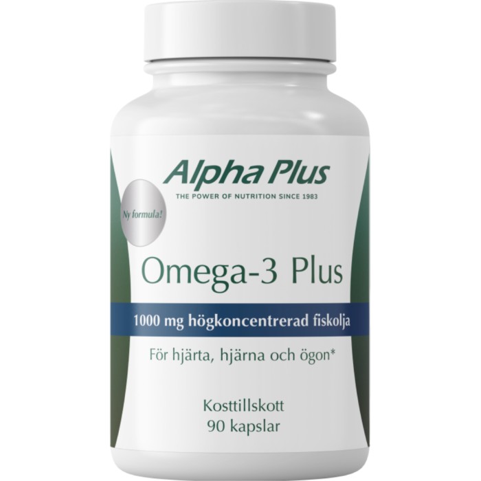 Alpha Plus Omega-3 Plus 90 kapsler