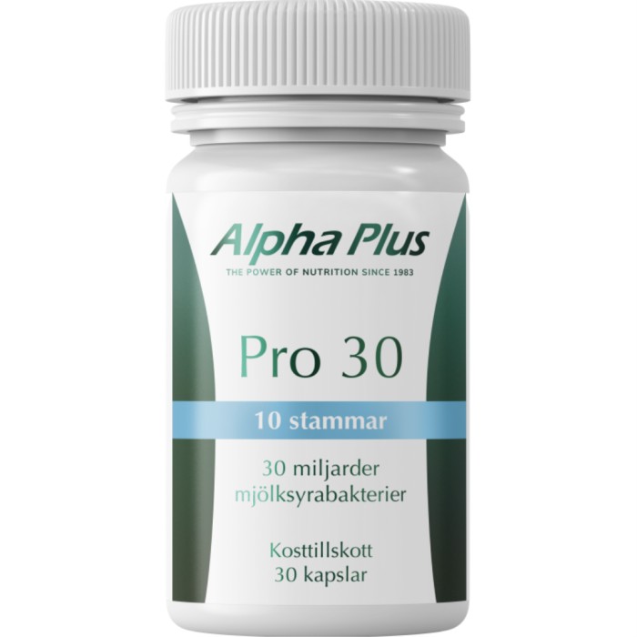 Alpha Plus Pro 30, 30 kapsler