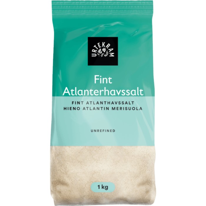 Urtekram Atlanterhavssalt Fint 1 kg