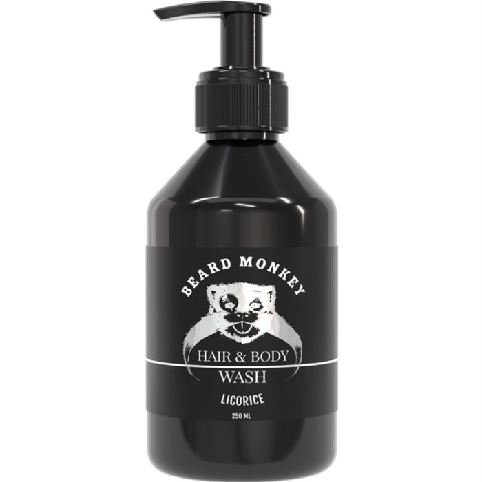 Beard Monkey Hair & Body Wash Licorice 250 ml