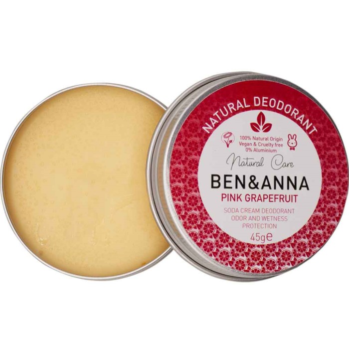 Ben & Anna Soda Cream Deodorant Pink Grapefruit 45 g