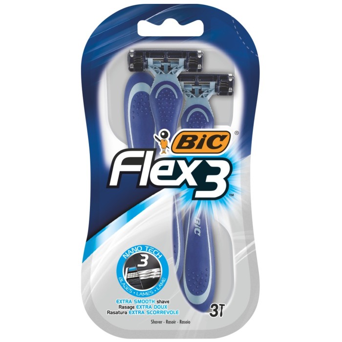 BIC Flex 3 Comfort barbermaskin 3 st