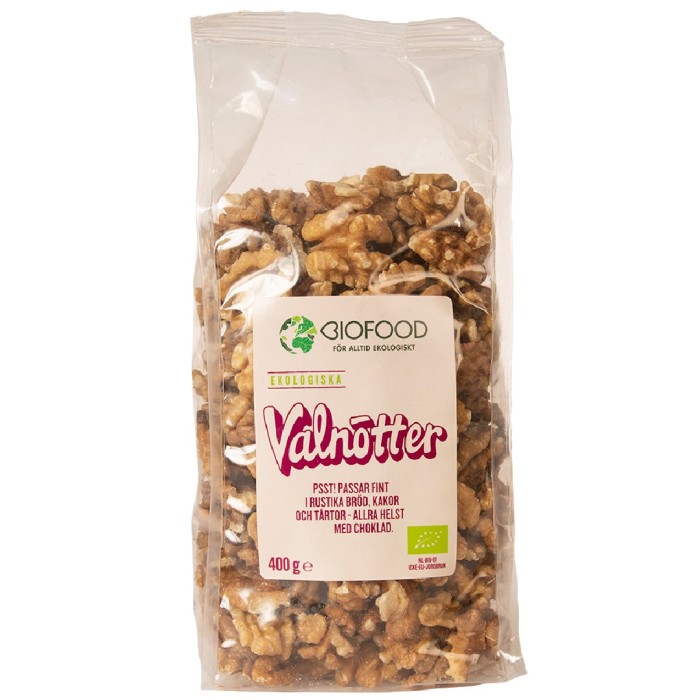 Biofood Valnøtter Halve 400 g