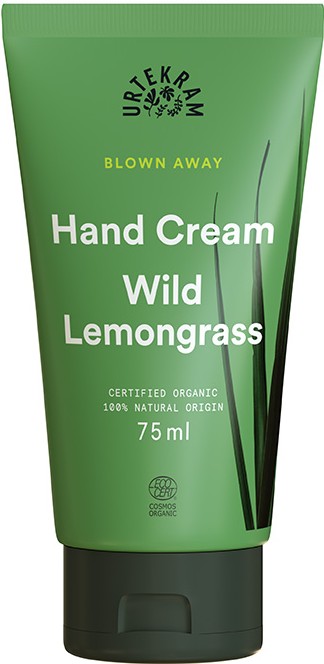 Urtekram Nordic Beauty Blown Away Wild Lemongrass Hand Cream 75 ml