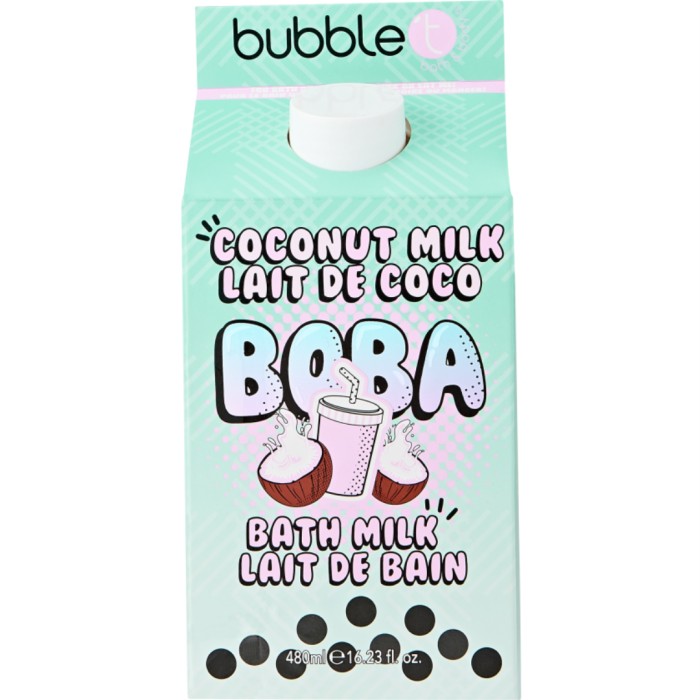 BubbleT Boba Coconut Milk Bath Milk 480 ml