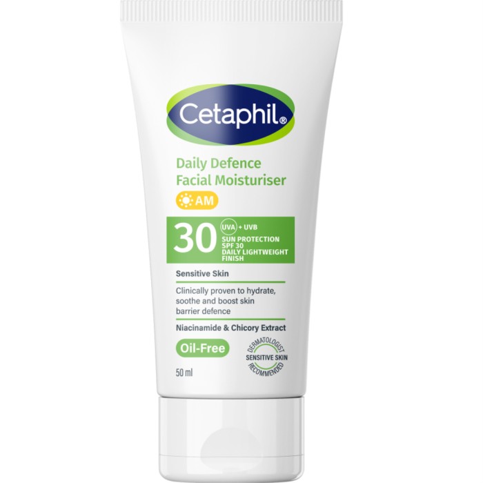 Cetaphil Daily Defence Facial Moisturiser SPF 30, 50 ml