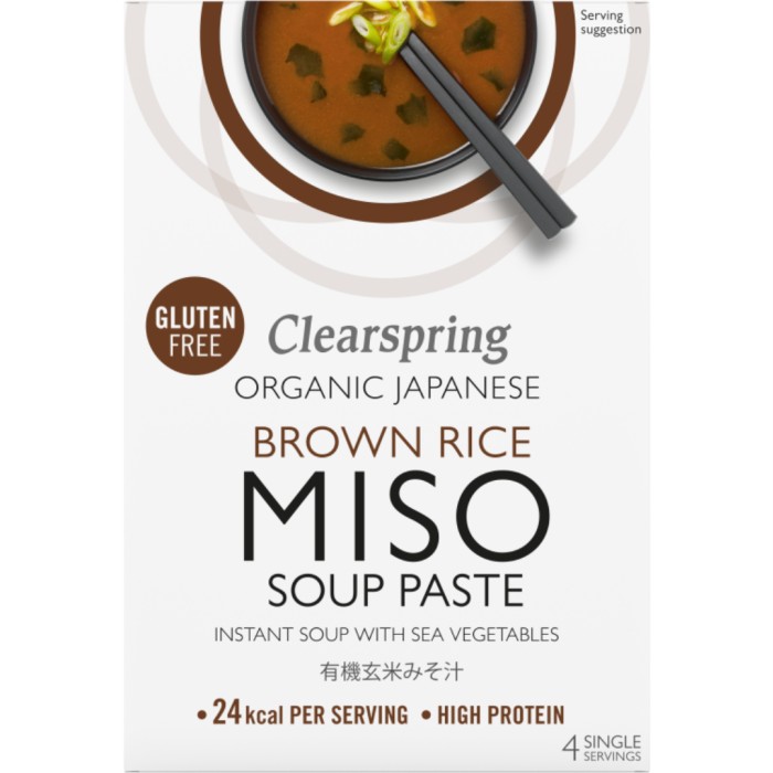 Clearspring Misosuppe med alger 4x10 g