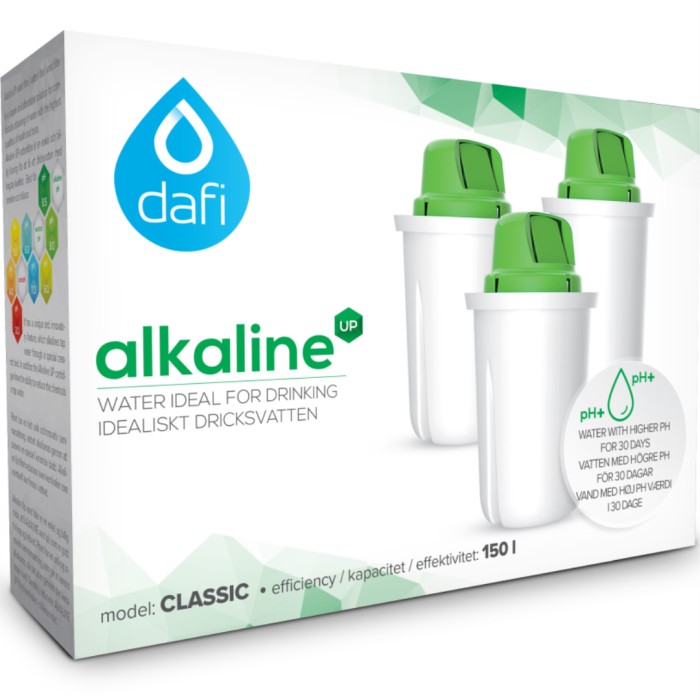 Dafi filterpatron pH-balance 3-pack