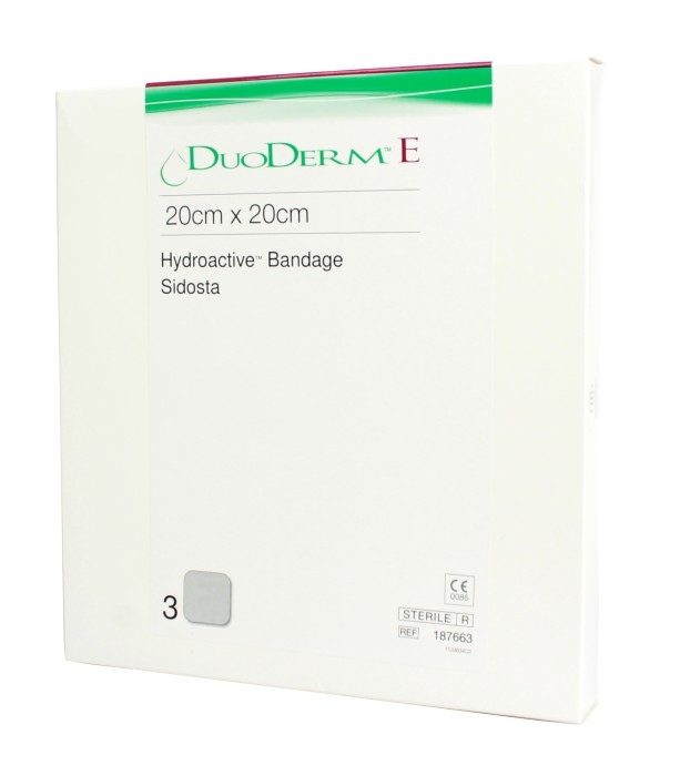 DuoDERM E 20x20cm 3 stk