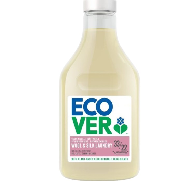 Ecover Flytende Vaskemiddel Finvask silke & ull Waterlily & Honeydew 1 liter