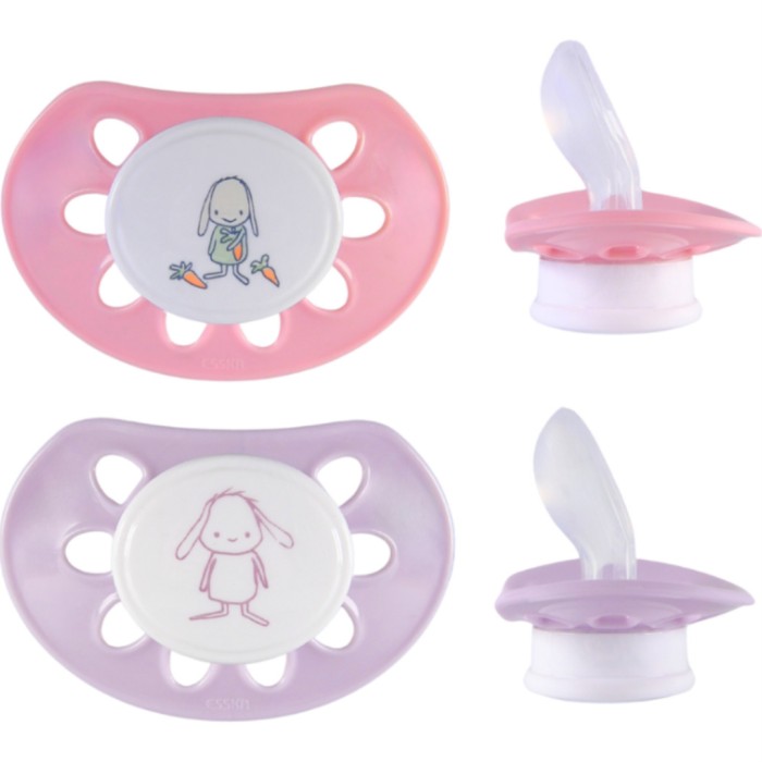 ESSKA Classic 4+m Silikon Rosa 2-pack
