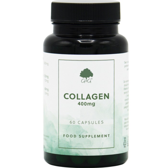 G&G Vitamins Collagen Marine 400mg 60 kapsler