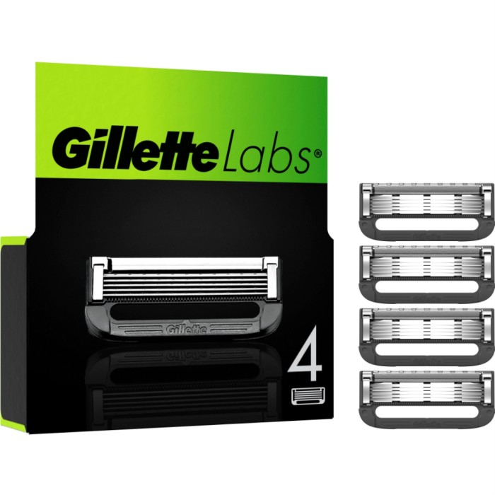 Gillette Labs barberhoder 4 stk