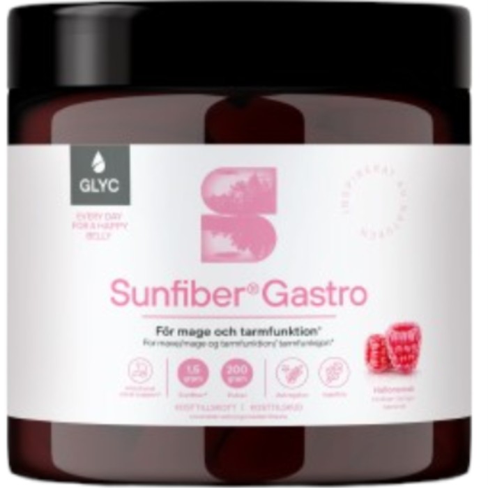 GLYC Sunfiber Gastro Bringebær 200 g