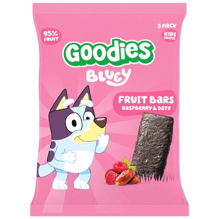 Goodies Bluey Bar Raspberry/Date Multipack 100 g