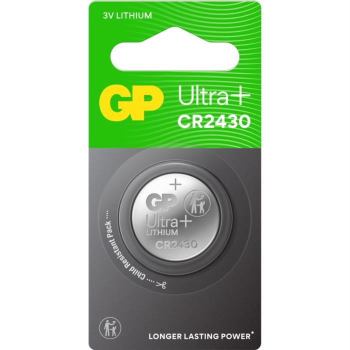 GP knappcelle Lithium 3V CR 2430 / DL 2430 1-pack