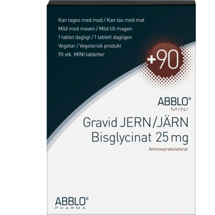 Gravid Jern 90 tabletter