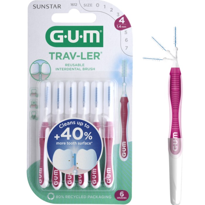GUM Travler Mellomromsborste 1,4