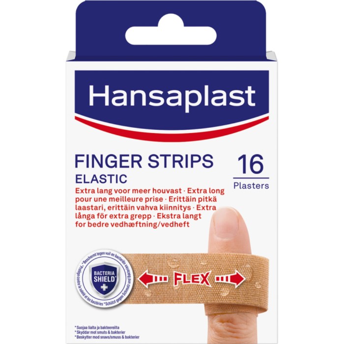 Hansaplast Elastic Finger Strips 16 strips