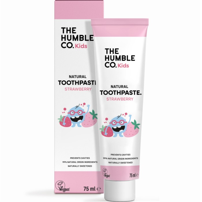 Humble Tannkrem Kids Strawberry Natural 75 ml