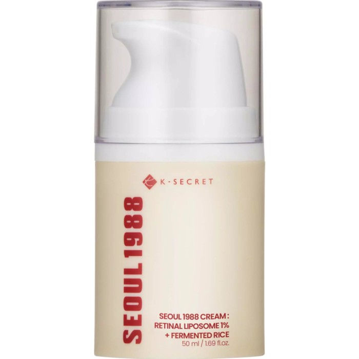 K-Secret SEOUL 1988 Cream : Retinal Liposome + Fermented Rice 50 ml