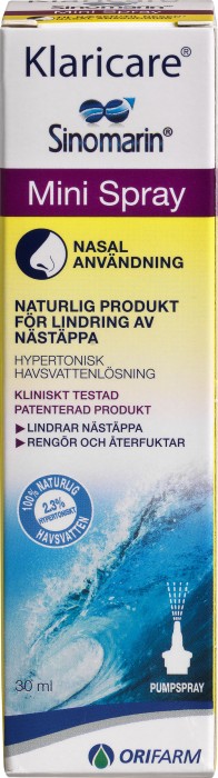 Klaricare Mini nesespray 30 ml