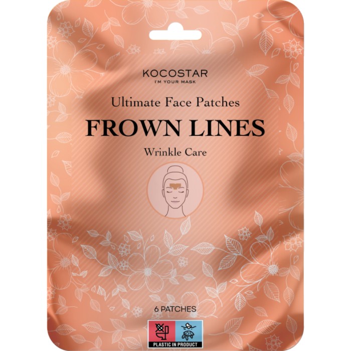 Kocostar Ultimate Face Patches Frown Lines 6 stk