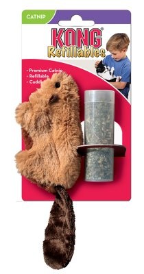 Kong Refillable Beaver kattleke med kattmynte