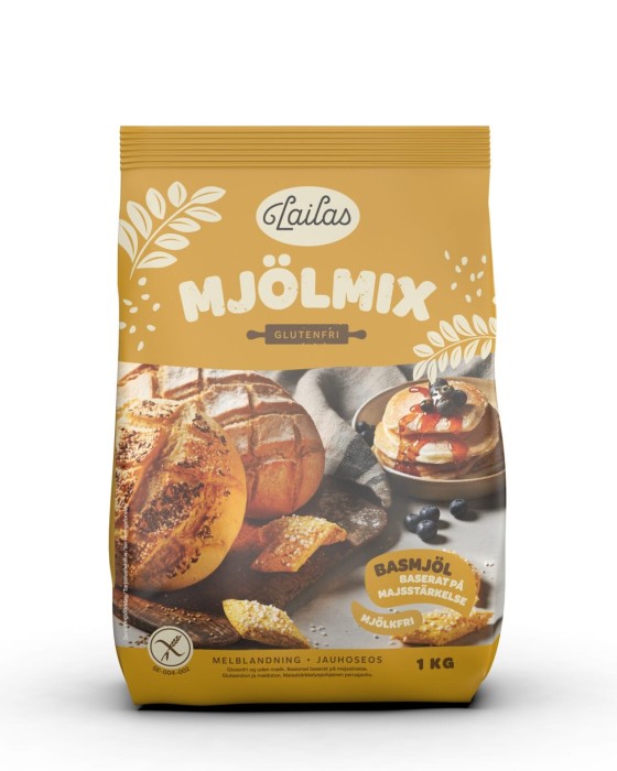 Lailas mjølmix, naturlig glutenfri 1 kg