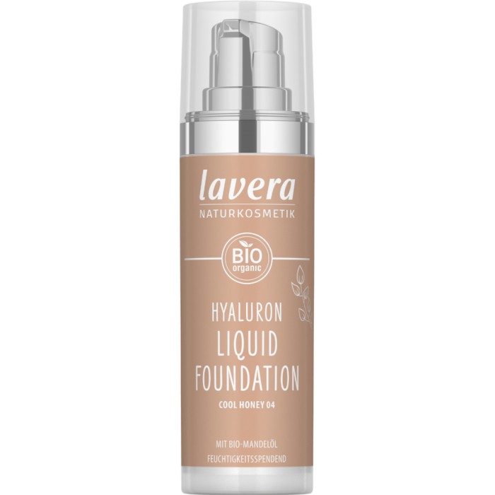 Lavera Hyaluron Liquid Foundation Cool Honey 04, 30 ml