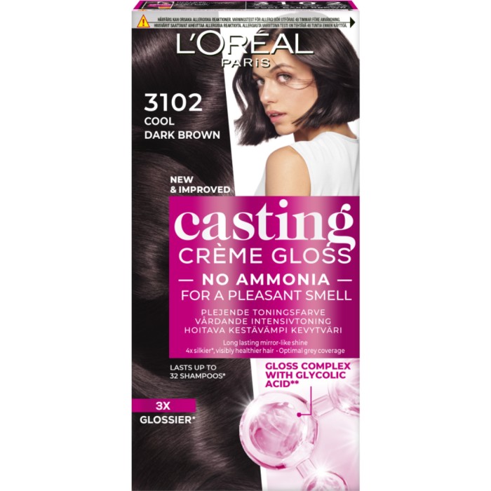 L'Oréal Paris Casting Crème Gloss 3102 Cool Dark Brown
