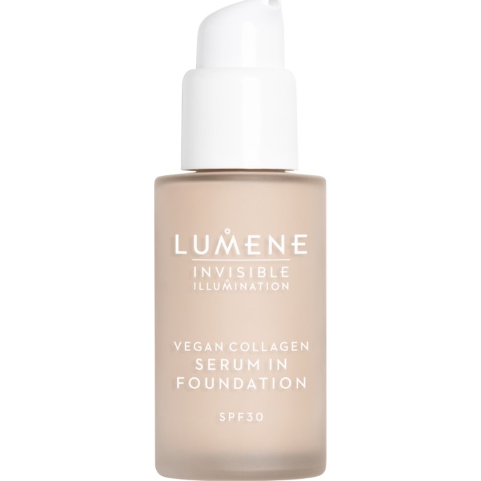 Lumene Invisible Illumination Vegan Collagen Serum in Foundation SPF30 0.5, 30 ml