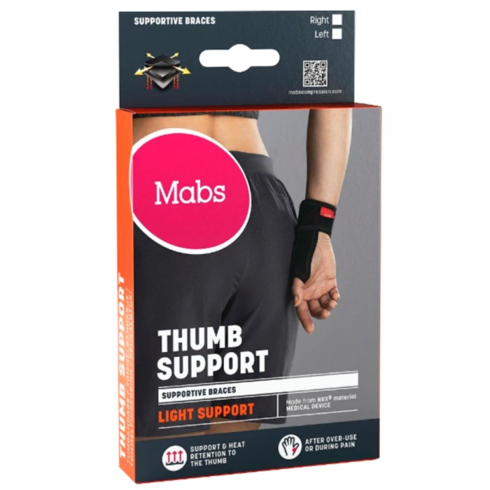 Mabs Tumbandage Høyre Svart