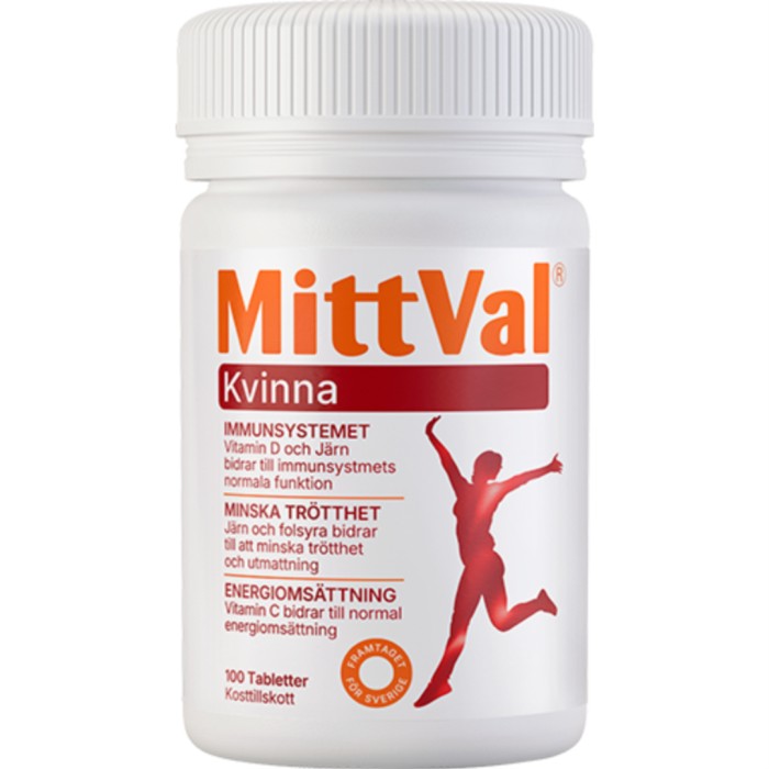 MittVal Kvinne 100 tabletter
