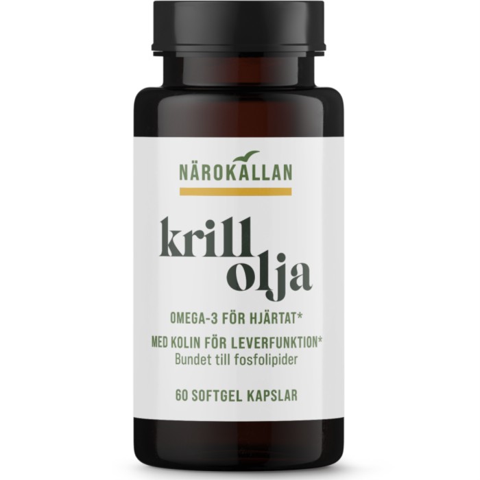 Närokällan Krillolje 60 kapsler